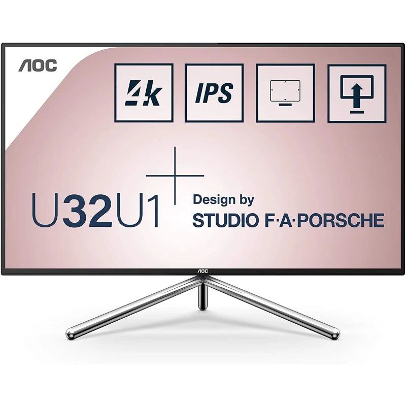 AOC u32u1 studio f.a. porche 31.5" led ips ultrahd 4k hdr