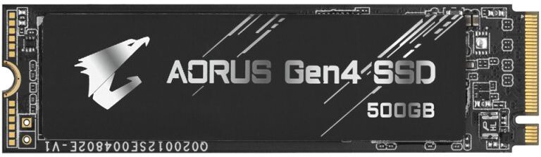 Gigabyte aorus nvme gen4 ssd 500gb m.2 pcie 3d tlc