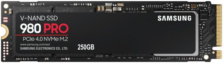 Samsung 980 pro ssd 250gb pcie nvme m.2