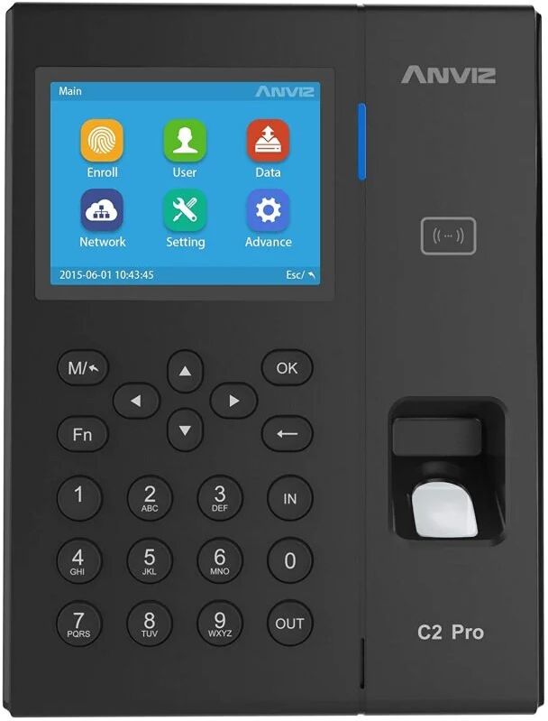 Anviz c2 pro terminal de controlo de presença