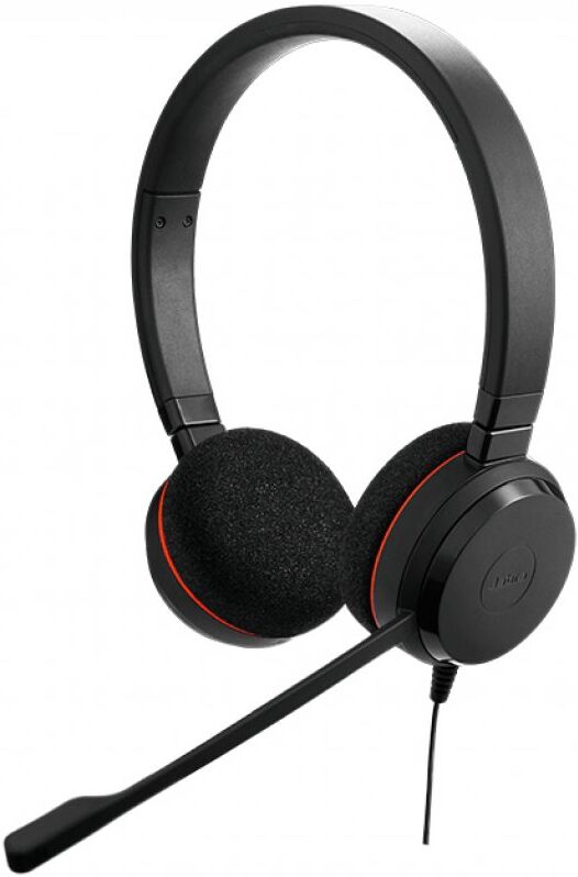 Jabra evolve 20 headset estéreo con cabo para softphone voip