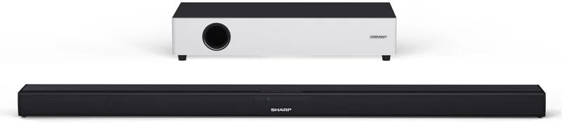 Sharp ht-sbw160 barra de som ultra slim 2.1 bluetooth 360w