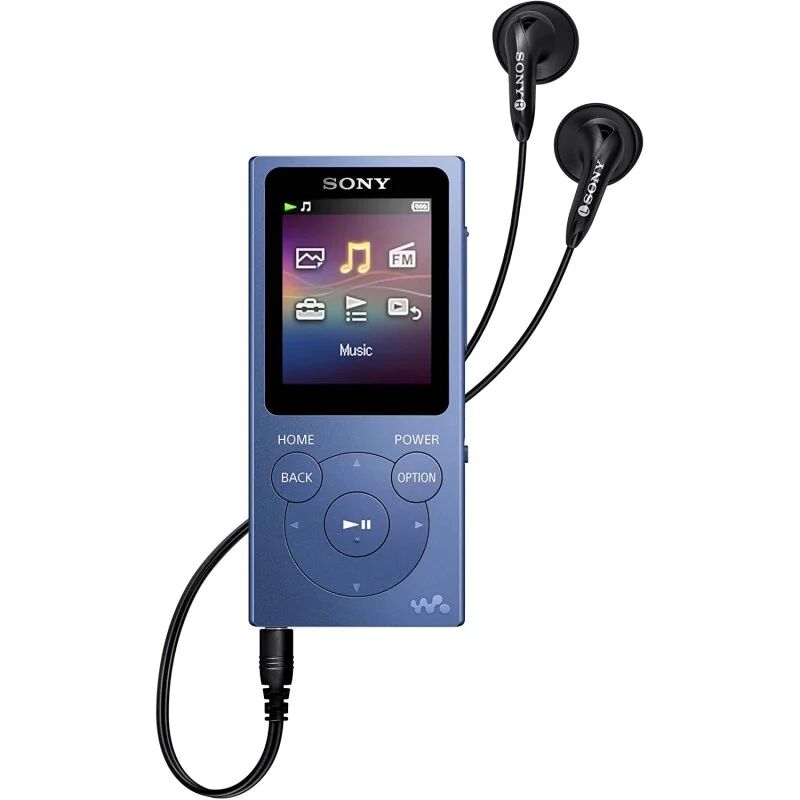 Sony nw-e394 mp3 8gb azul