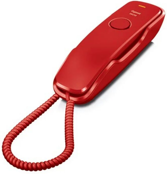 Siemens gigaset da210 telefone compacto fixo vermelho