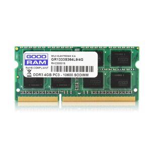 GoodRam SODIMM DDR3 1333MHz PC3-10600 4GB CL9