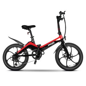 Ducati MG-20 Bicicleta Eléctrica Plegable 20" Negra/Roja