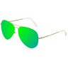 Paloalto San Diego Sunglasses Verde Green Flat / Gold Metal / CAT3 Homem Verde Green Flat / Gold Metal / CAT3