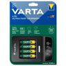 Varta Lcd Ultra Fast Charger With 4 Batteries 2100mah Aa12v Preto Preto One Size