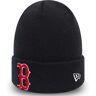 New Era Mlb Essential Boston Red Sox Beanie Preto  Homem Preto One Size