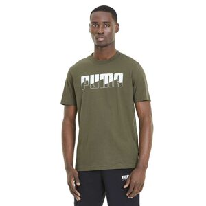 Puma Rebel Bold Short Sleeve T-shirt Verde M Homem Verde M