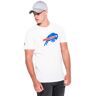 New Era Buffalo Bills Team Logo Short Sleeve T-shirt Branco XS Homem Branco XS