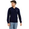 Lacoste Classic Fit Ribbed V Cotton Sweater Azul L Homem Azul L