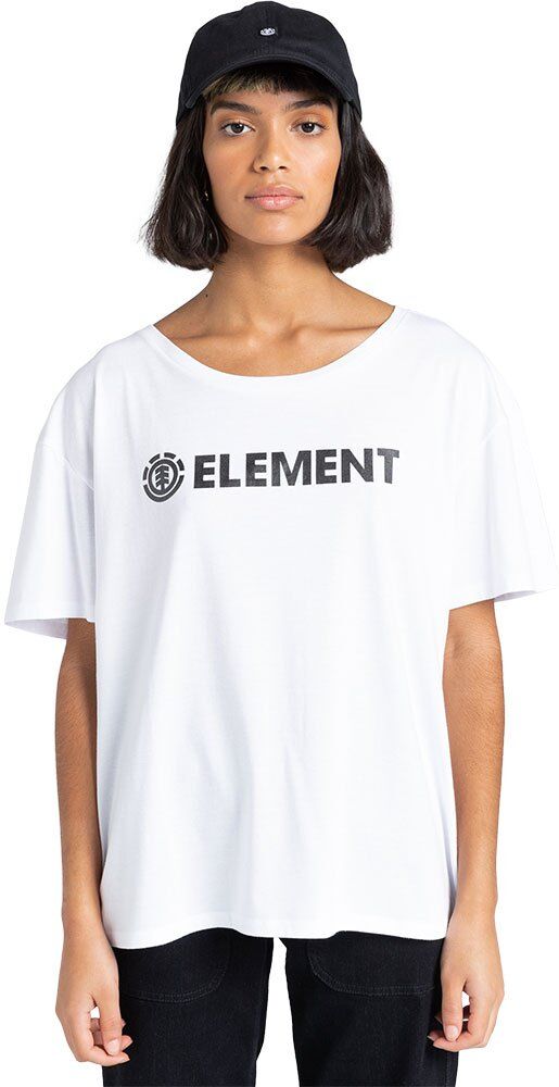 Element Camiseta De Manga Curta Logo XS Optic White