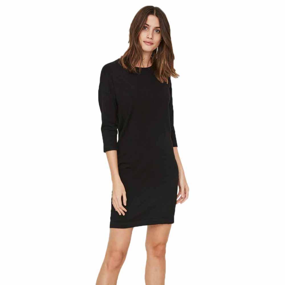 Vero Moda Vestido Curto Glory Vipe Aura 3/4 S Black