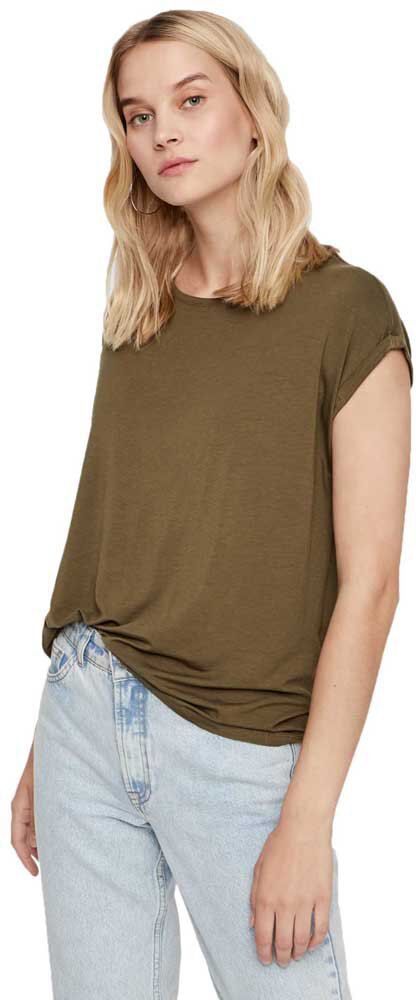 Vero Moda Camiseta De Manga Curta Ava Plain L Ivy Green