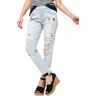 Superdry Riley Girlfriend Jeans Azul 26 / 30 Mulher Azul 26