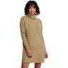 Only Jana Cowl Neck Wool Knit Short Dress Castanho M Mulher Castanho M