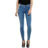 Only Power Mid Waist Push Up Skinny Rea2981k Jeans Azul XL / 30 Mulher Azul XL