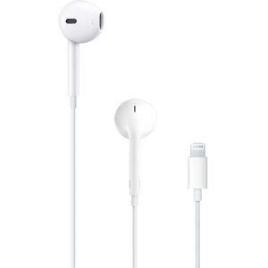 Apple Earpods Micro Lightning Headphones Branco Branco One Size