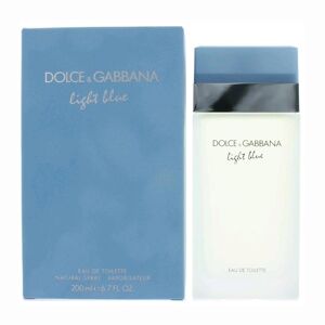 Dolce & Gabbana Light Blue Eau De Toilette 200ml Vapo Perfume Transparente,Azul  Mulher Transparente,Azul One Size