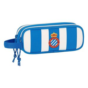 Safta Rcd Espanyol Double Pencil Case Branco,Azul  Homem Branco,Azul One Size