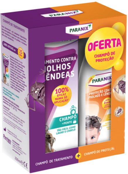 Paranix Pack Shampoo Tratamento oferta Shampoo Protetor