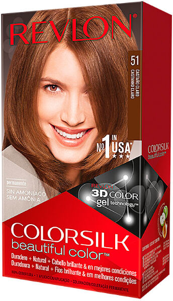 Revlon Colorsilk Coloração Permanente 51 Castanho Claro