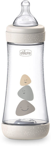 Chicco Biberão Perfect 5 Branco Silicone Rápido 300ml