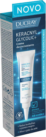 Ducray Keracnyl Glycolic+ Creme Desincrustante 30ml