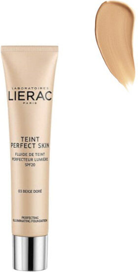 Lierac Teint Perfect Skin Fluido Aperfeiçoador Tom Bege Dourado 30ml