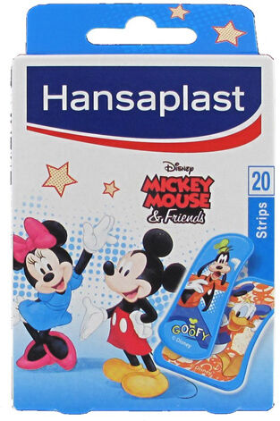 Hansaplast Júnior Disney Mickey Pensos Rápidos 2 Tamanhos 20unid.