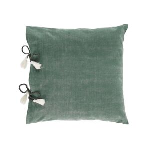 Capa almofada Varina 100% algodão verde 45 x 45 cm