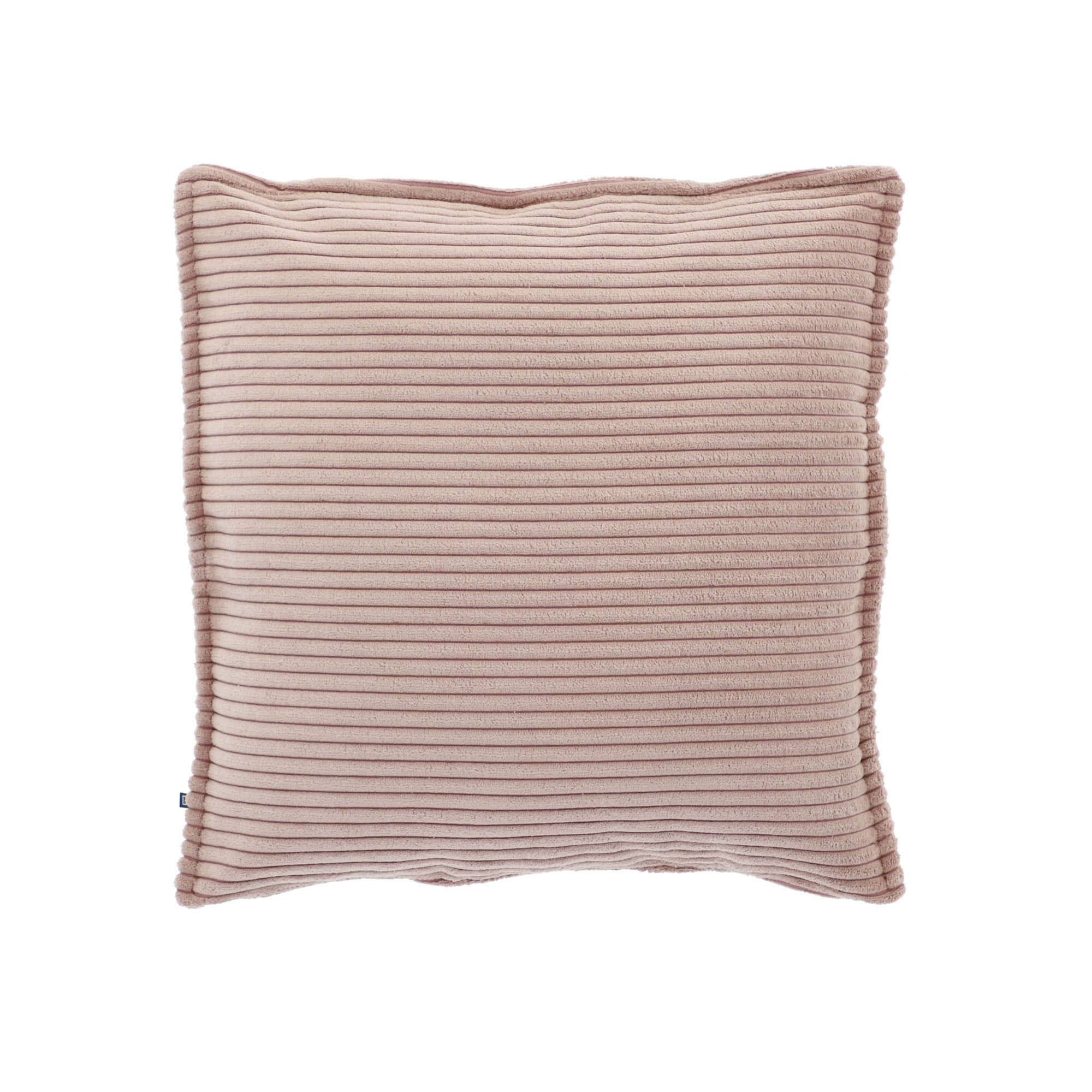 Kave Home Capa almofada Wilma 45 x 45 cm bombazina cor-de-rosa