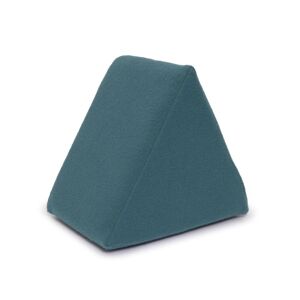 Pufe triangular Jalila azul 25 x 25 cm