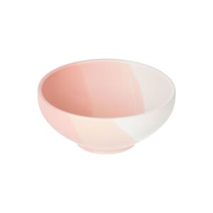 Taça pequena Sayuri de porcelana rosa e branco