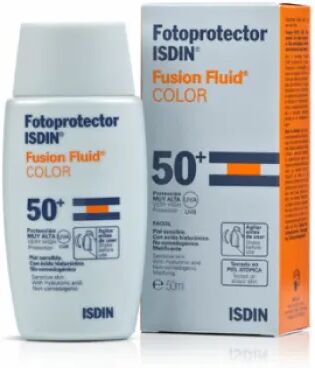 Isdin Fotoproteção Fusion Fluído Color 50+ Rosto 50ml