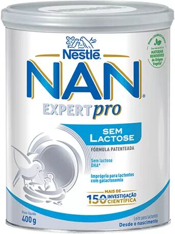 Nestlé Nan Sem Lactose Leite Lactentes Pó 400g