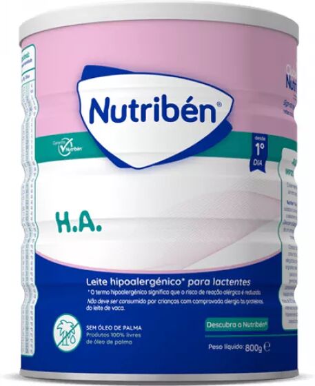 Nutribén HA Leite Lactentes Hipoalergénico 800g