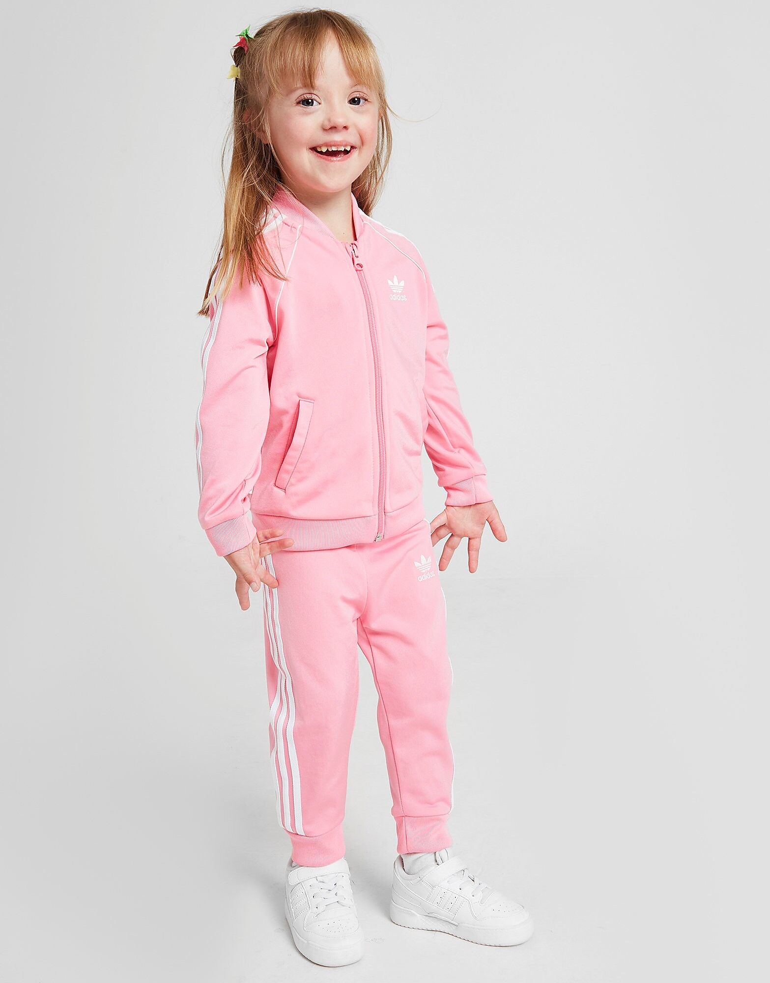 Adidas Originals Fato de Treino Girls' SS para Bebé - Cor-de-rosa - Kids, Cor-de-rosa 18-24M