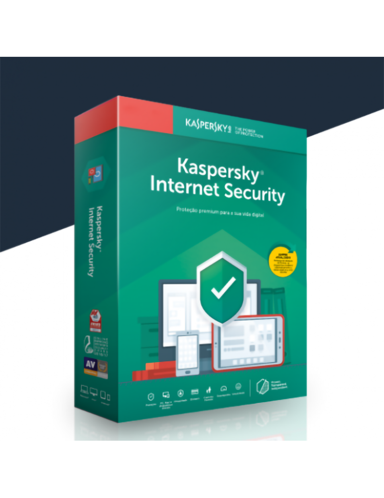 Kaspersky Internet Security 3 PC's   1 Ano