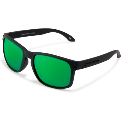 Northweek Oculos de sol Hawkers Bold Matte Black - Green Polarized Unisex Northweek Oculos de sol Hawkers Bold Matte Black - Green Polarized Unisex