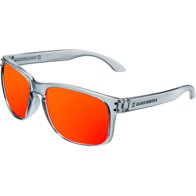 Northweek Oculos de sol Hawkers Bold Bright Grey - Red Polarized Unisex Northweek Oculos de sol Hawkers Bold Bright Grey - Red Polarized Unisex