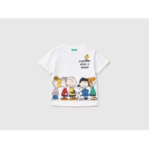 United Colors of Benetton Benetton, T-shirt Peanuts De Manga Curta, tamanho 4-5, Branco, Crianças