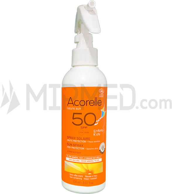 Acorelle Protetor Solar em Spray para Crianças Acorelle - SPF50 - 150ml