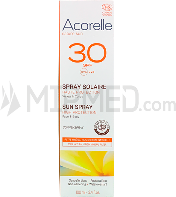 Acorelle Creme Protetor Solar em Spray Acorelle - SPF30 - 100ml