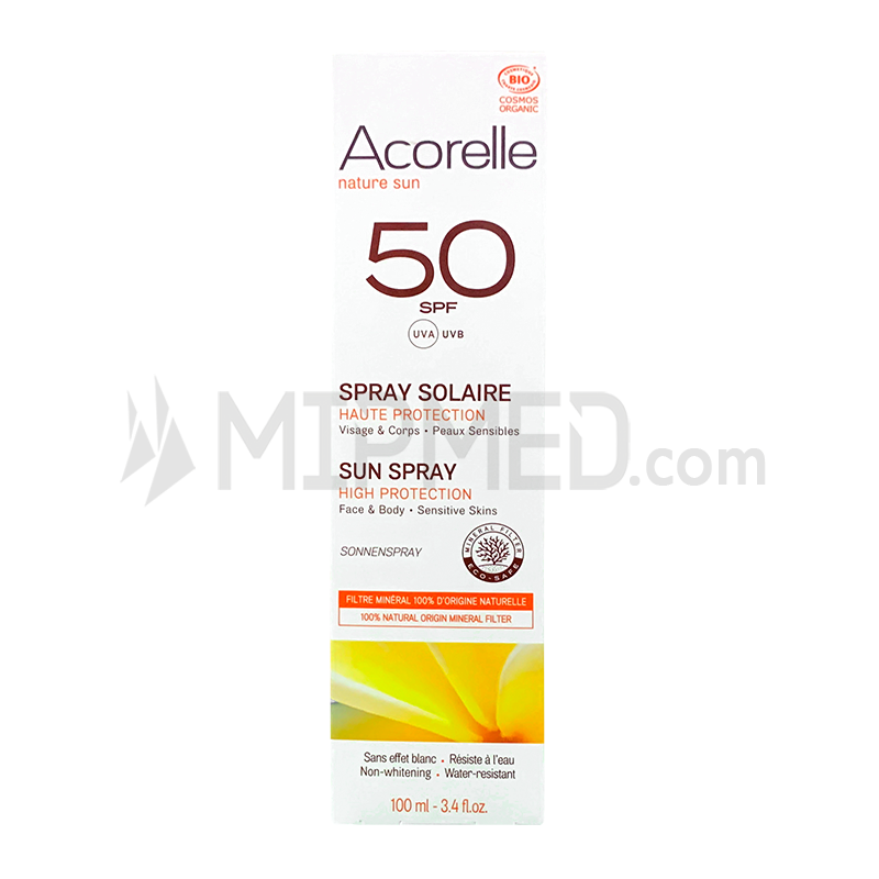 Acorelle Creme Protetor Solar em Spray Acorelle - SPF50 - 100ml
