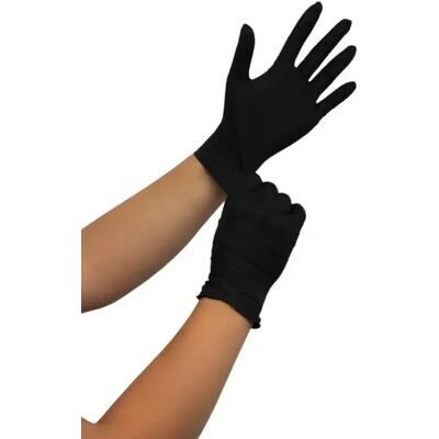Luvas de Nitrilo Sem Pó Preto 100 Unidades Luvas de Nitrilo Sem Pó Preto 100 Unidades