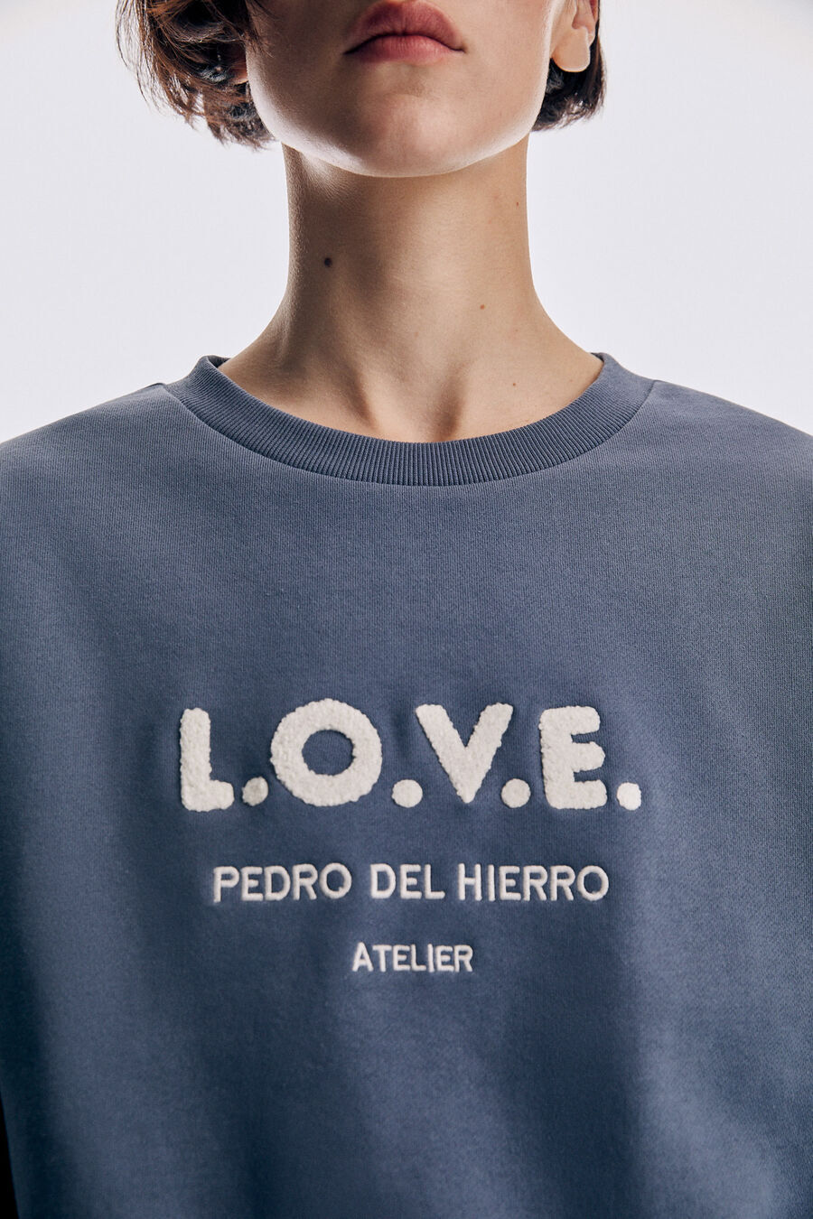 Pedro del Hierro Sweatshirt manga comprida logo Pedro del Hierro