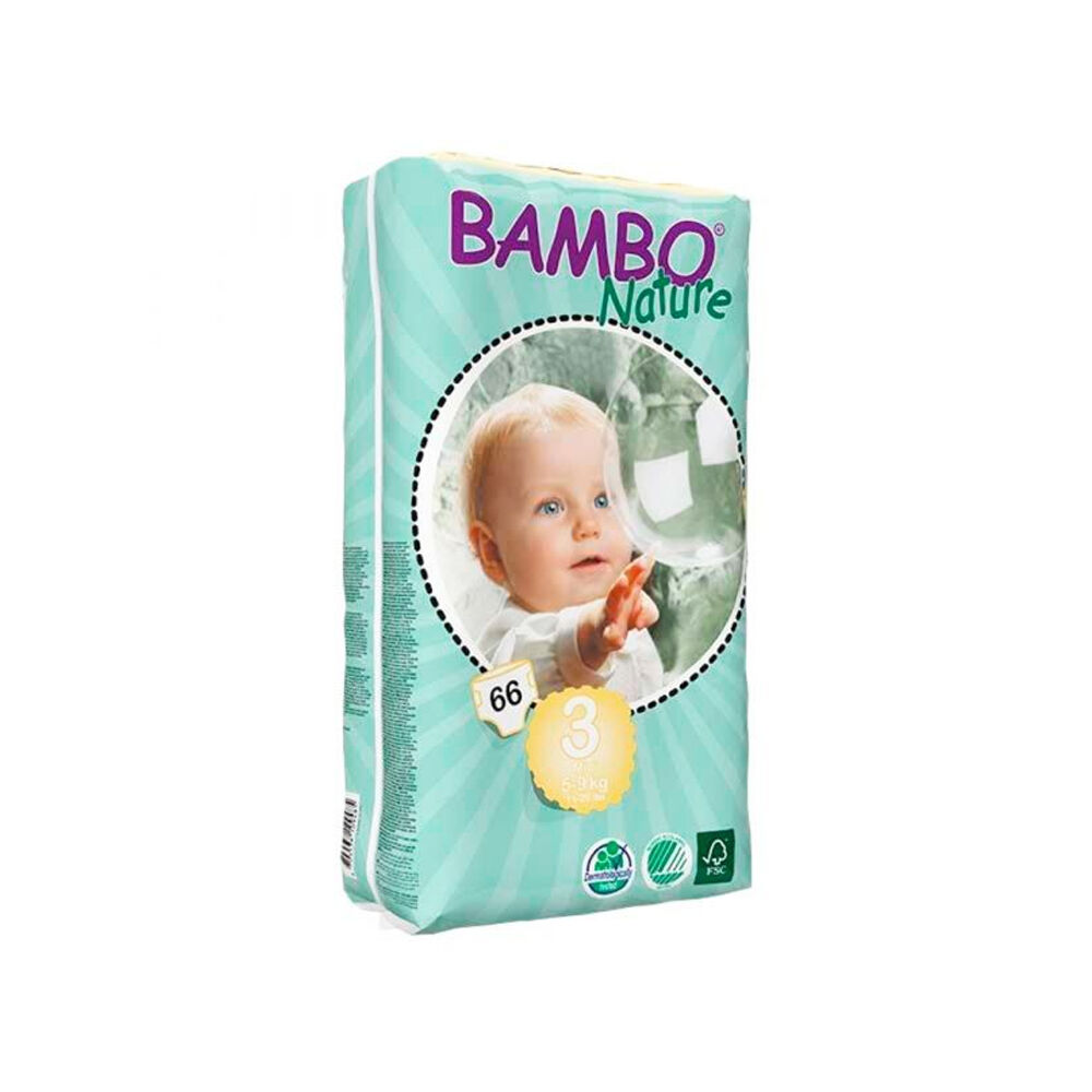 Bambo Nature 3 M 5-9Kg x66