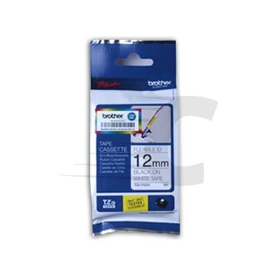 Brother TZe-FX231 fita flexível 12mm texto preto sobre branco (8M) Brother TZe-FX231 fita flexível 12mm texto preto sobre branco (8M)
